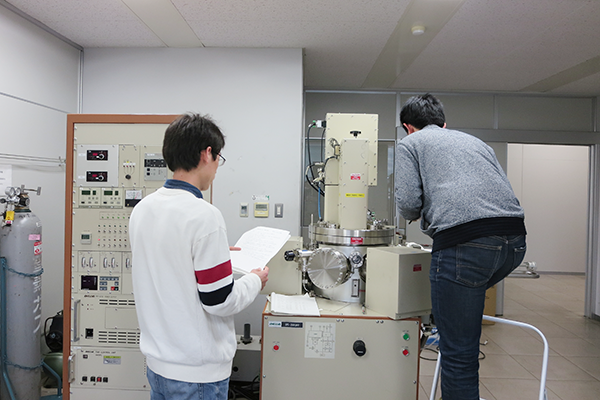 実験室での計測の様子1